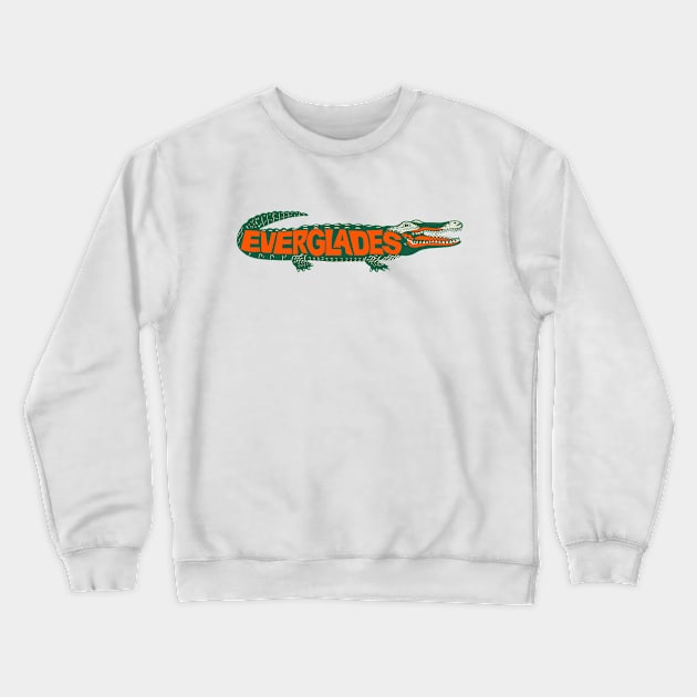 Vintage Style Everglades Alligator Crewneck Sweatshirt by ZSONN